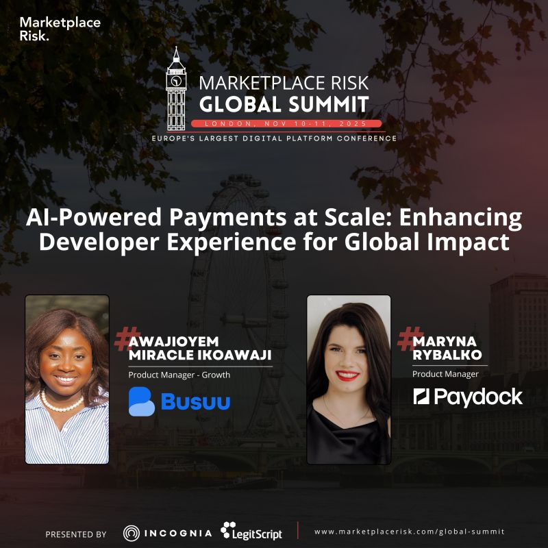 Marketplace Risk Global Summit speaker